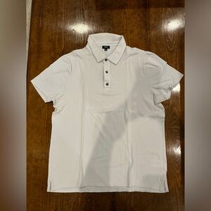 Vince Classic White Polo Shirt for Men